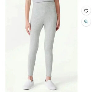 2/$30 Free Assembly Size Large 10/12 Girls Sweater Legging Gray Athleisure
